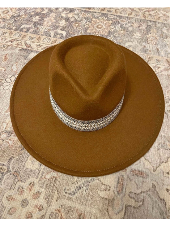 Unbranded Accessories - Brown Rancher Fedora Hat NEW